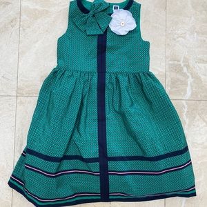 Janie and jack dress Emerald green